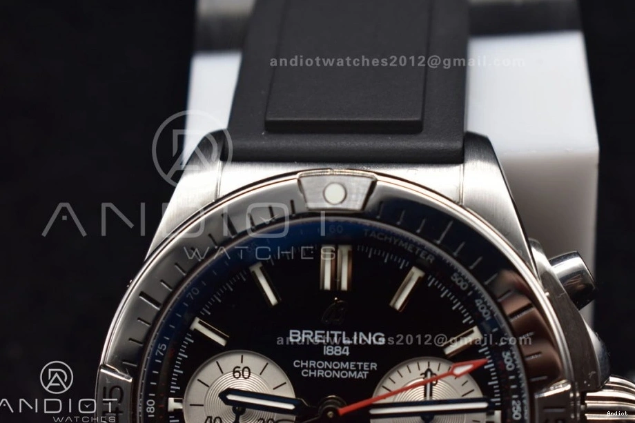 B01 LE SS A7750 Version Wht 43mm Navitimer 1:1 BLS Best L-Black Chrono 0414